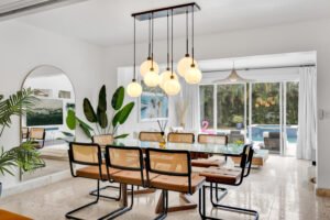 Mid Centruy Modern dining area, White Box Interiors